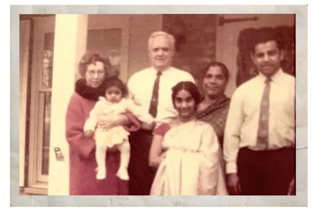 Hosts Emily Martin and Matt Shindell speak with Anisha Abraham and to her actor friend Jo Chim, who has written and directed a 30-minute film&nbsp;called &ldquo;One Small Visit,&rdquo; dramatizing a visit the Abraham family (above) enjoyed with the astronaut Neil Armstrong.

