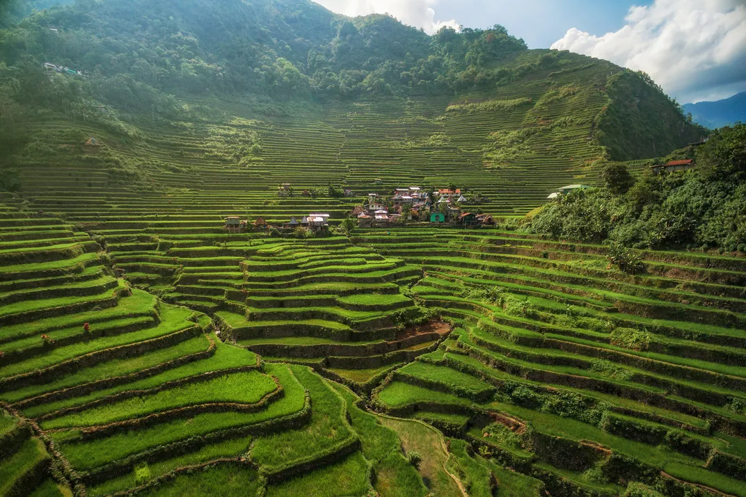 World Heritage designated Rice Terraces near Banaue