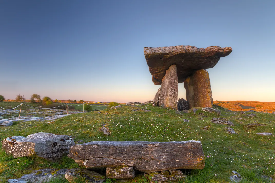 The Polnabrone Dolmen, the Burren
