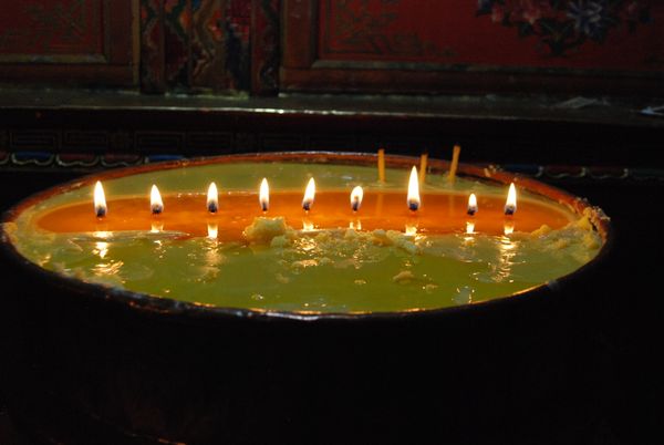 Butter lamp: Ganden Monastery thumbnail