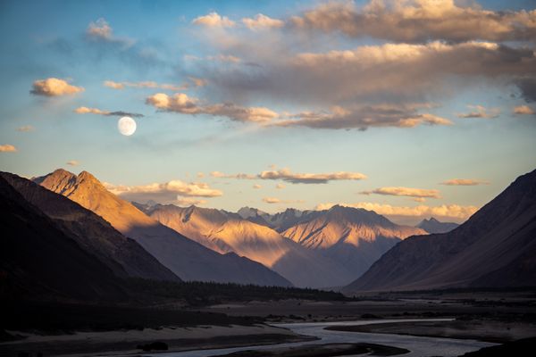 A peaceful and tranquil moment captured in the heart of the Karakoram Range. thumbnail