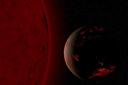 Doomsday: When the sun becomes a red giant, Earth will become uninhabitable.
