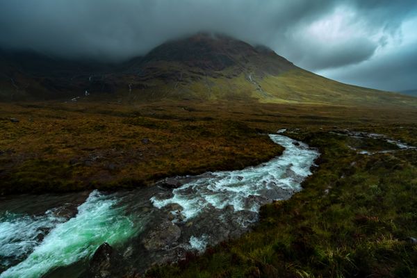 Rushing rivers of Fairy Pools, Isle of Skye, Scotland thumbnail