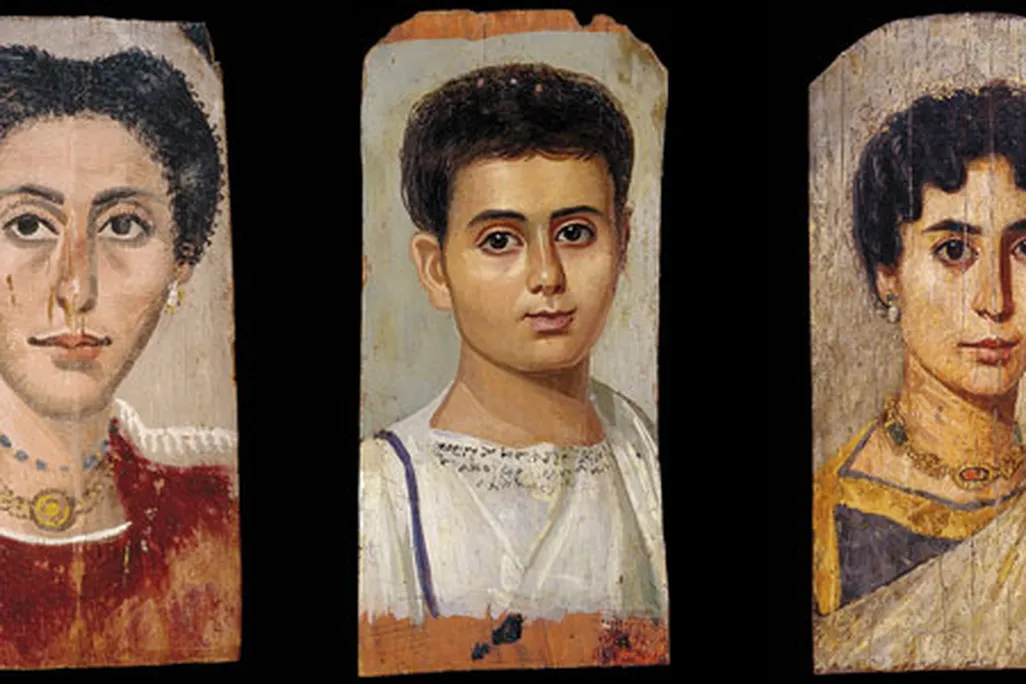 Ancient art portraits