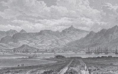 Port Louis, Mauritius, in the first half of the 19th century