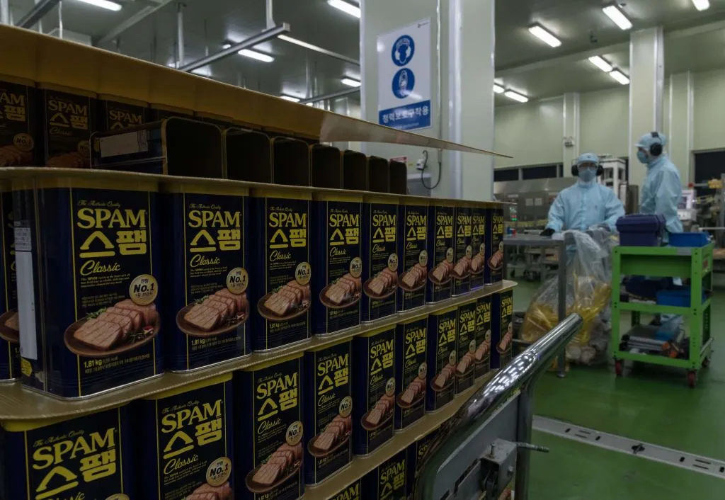 Spam cans in Korea