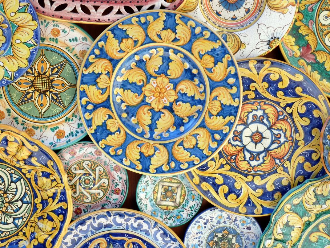 Sample of Sicily's renowned ceramic designs