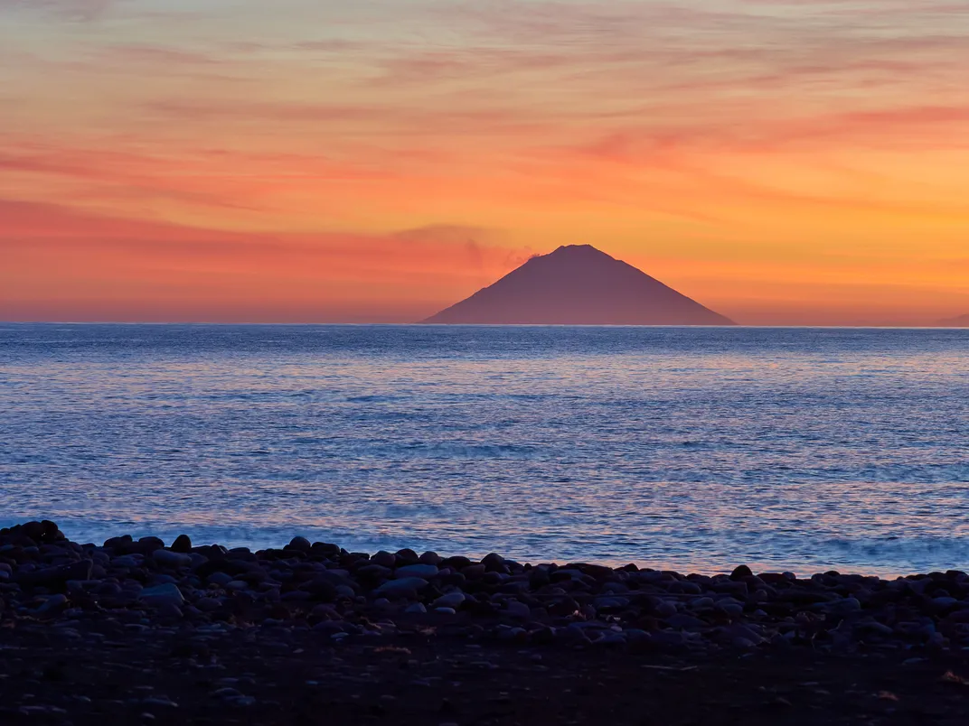 View of Stromboli Island