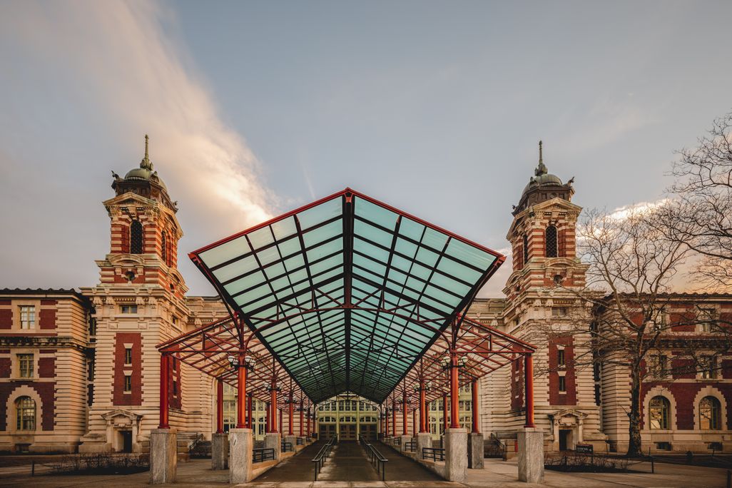 Entrance to Ellis Island