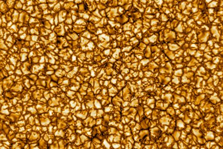 The Daniel K. Inouye Solar Telescope has produced the highest resolution image of the sun's surface ever taken. In this picture, taken at 789 nanometers (nm), we can see features as small as 30km (18 miles) in size for the first time ever. The image shows a pattern of turbulent, “boiling” gas that covers the entire sun. 