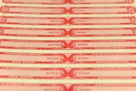 United States Internal Revenue Service "bottle stamp"