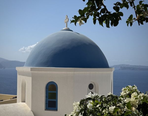 Blue Dome Over the Aegean thumbnail