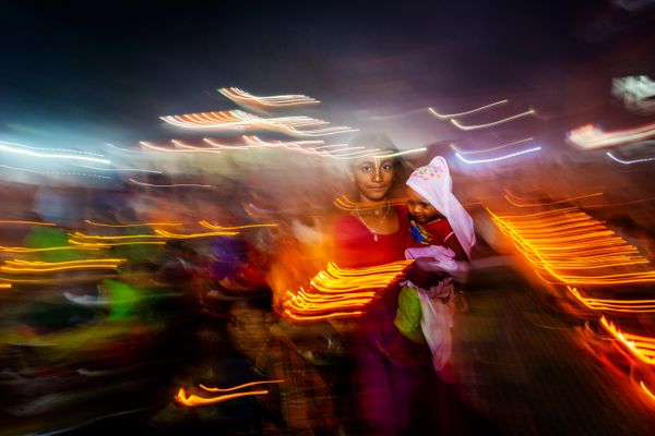 Celebrating Traditional Rakher upobas festival in Bangladesh. thumbnail