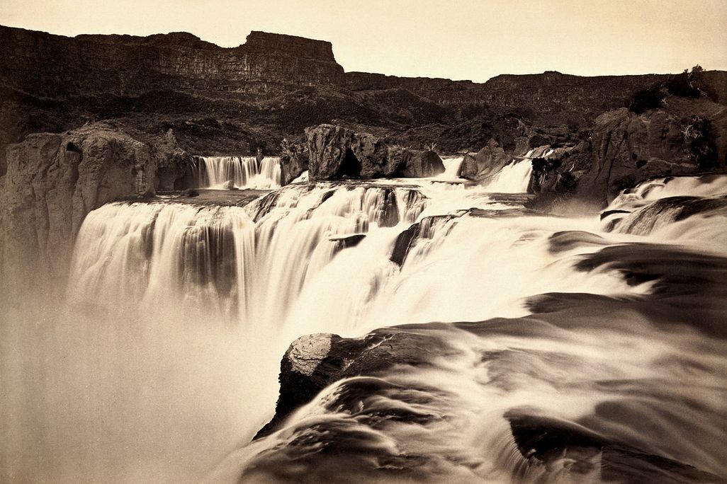 Timothy O'Sullivan, Shoshone Falls, Snake River, Idaho, 1874.jpg