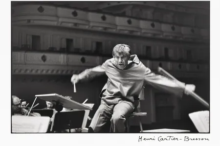 Leonard Bernstein, Carnegie Hall, New York City by Henri Cartier-Bresson, 1960 goes on view at the National Portrait Gallery on Bernstein's 100th birthday, August 25, 2018.