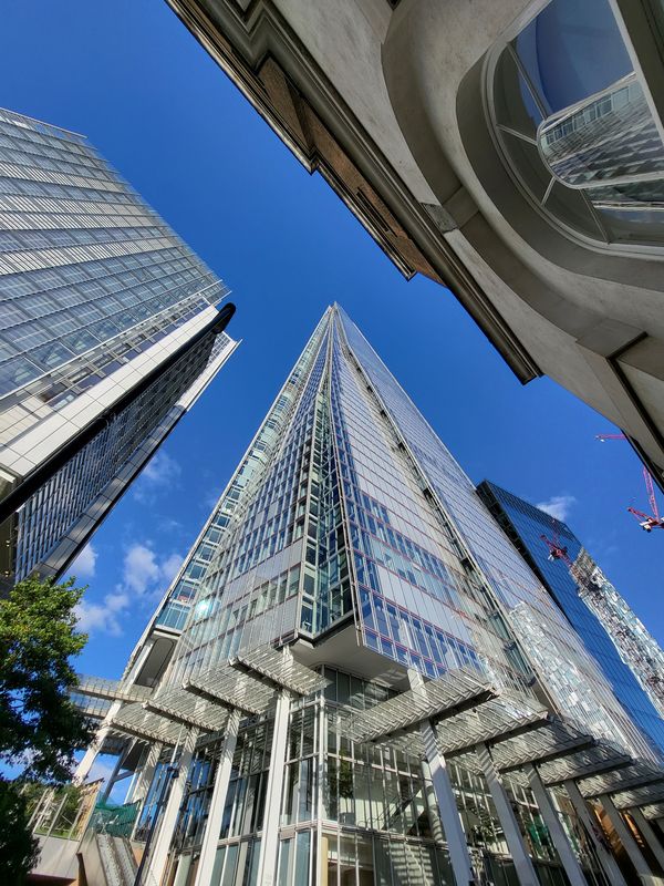 View from bottom of the iconic London skyscraper - The Shard thumbnail