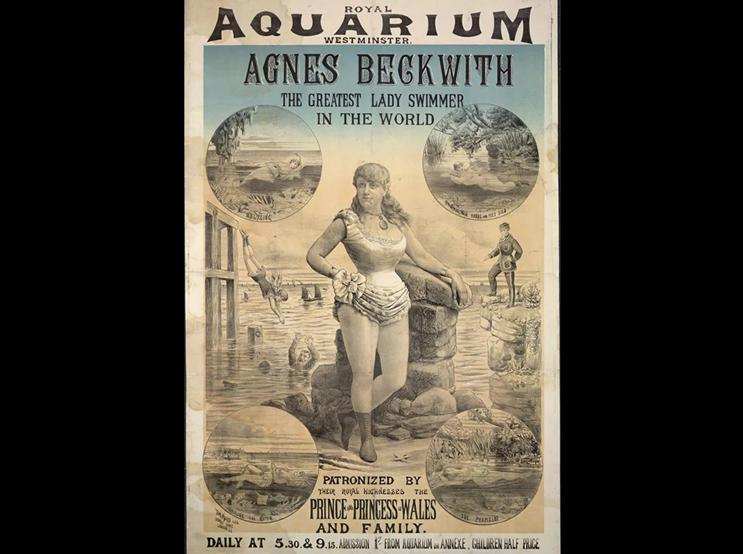 Royal Aquarium, Westminster. Agnes Beckwith, c. 1885