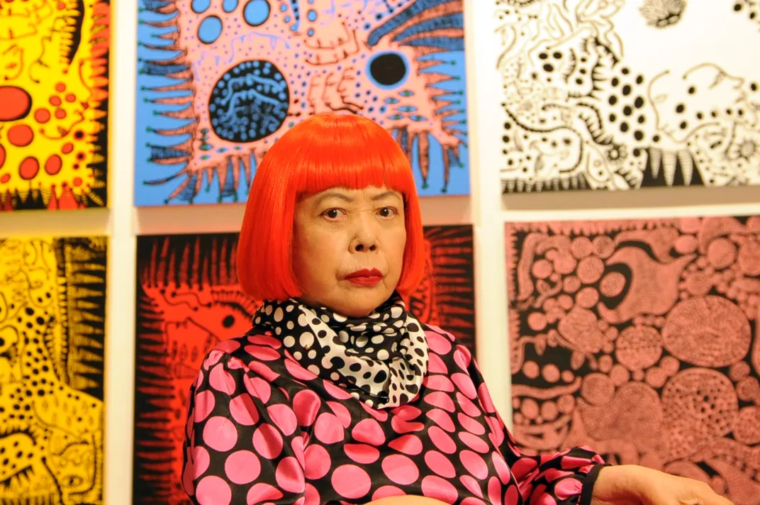 A 2012 photo of Kusama