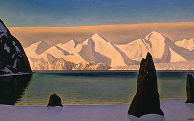 Resurrection Bay, Alaska (1939), by Rockwell Kent