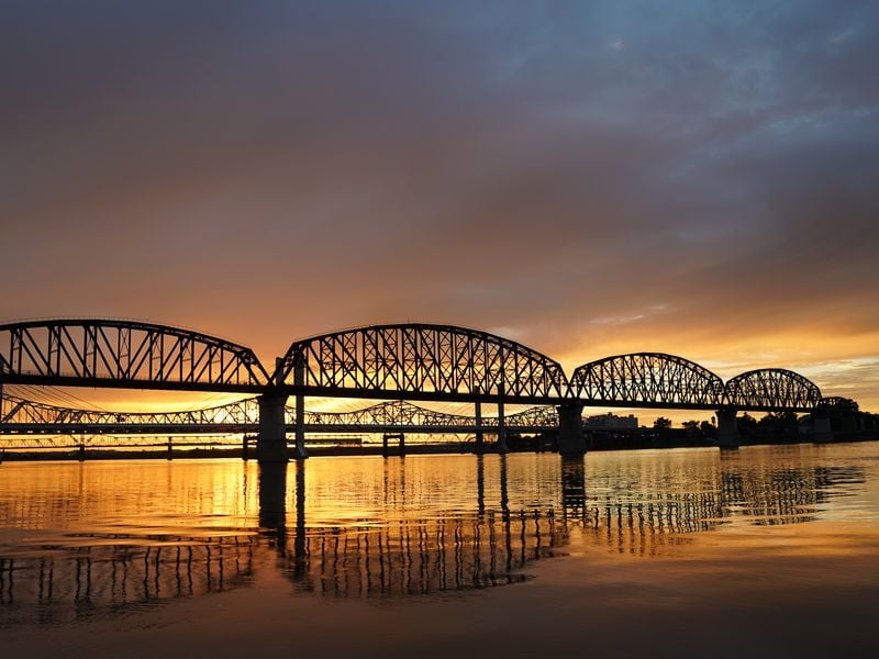 Two bridges in Louisville Kentucky | Smithsonian Photo Contest ...