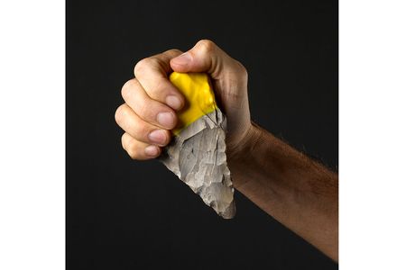 Handaxe #5 and Blade #9, BC-AD Contemporary Flint Tool Design series, designed by Dov Ganchrow and Ami Drach, 2011