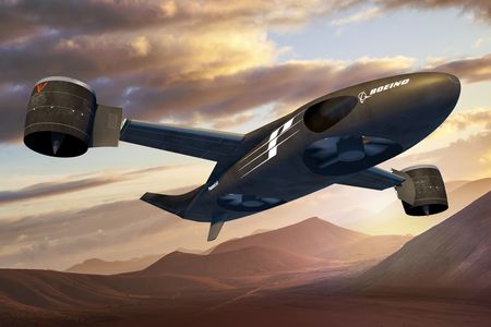 Boeing's Phantom Swift concept might look odd, but the idea is tried and true: A scale model "marketing tool" flew in 2013.