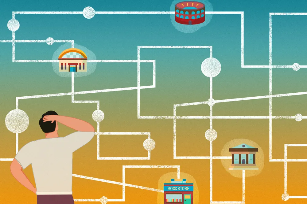 Getting Lost Illustration