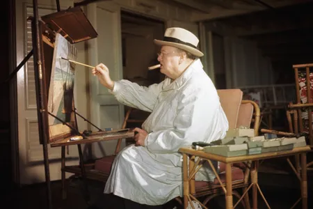 Winston Churchill loved Claude Monet&#39;s paintings, which he looked to as inspiration for his own art.