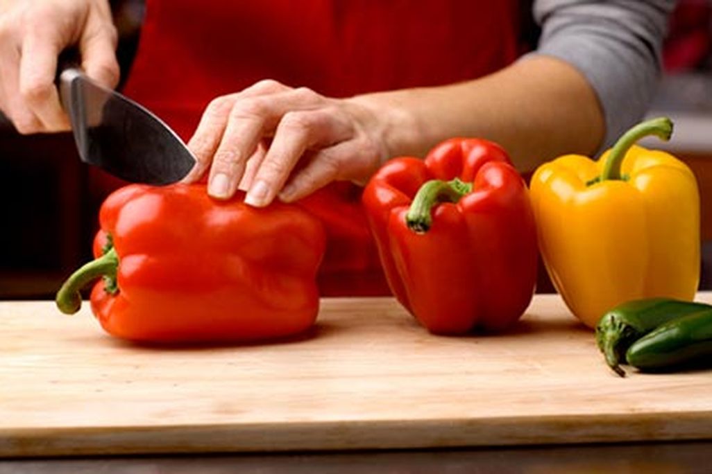 Cooking chili peppers
