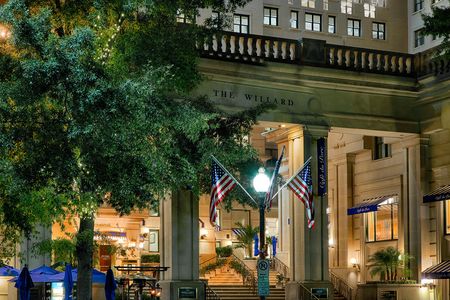 Two turkeys spent last night in the Willard Intercontinental Hotel in Washington, DC. 