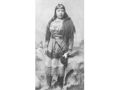 Sarah Winnemucca, the first Indian woman to write a book highlighting the plight of the Indian people.