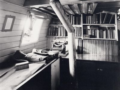 Shackleton brought everything from trashy novels to accounts of Arctic rescues with him to Antarctica.