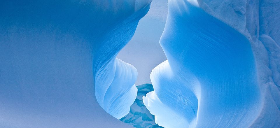  Ice cave, Antarctica. Taken by Jamie Scarrow. 