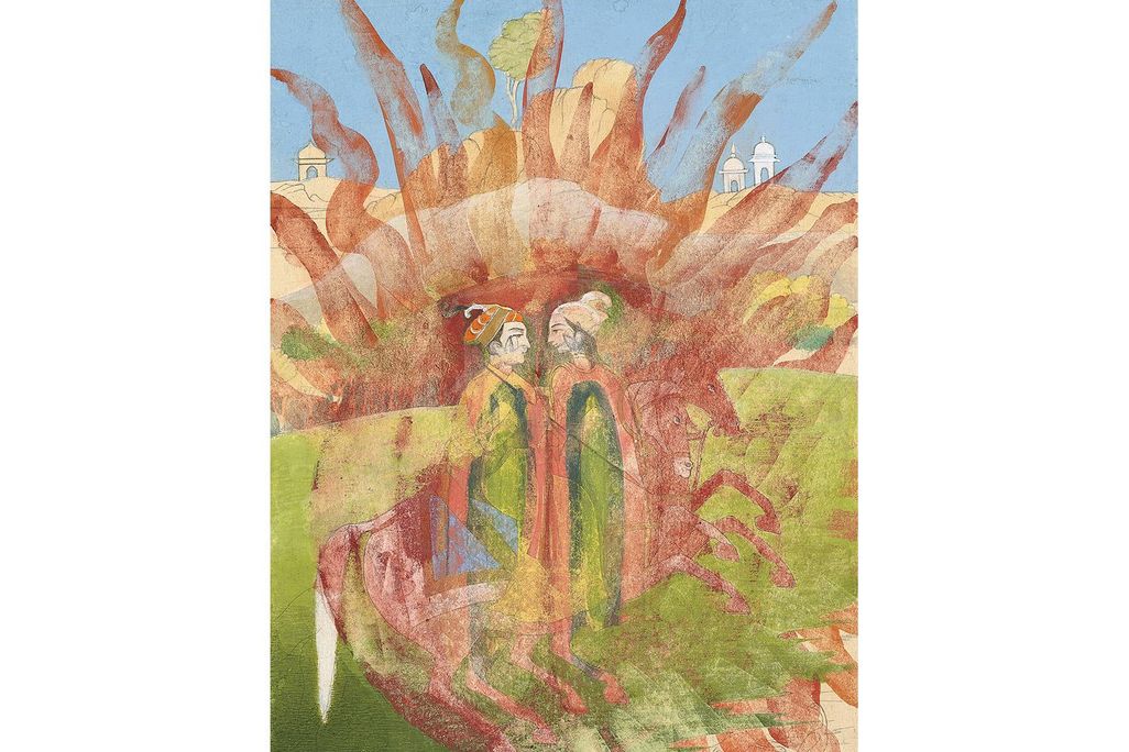 Shahzia Sikander painting