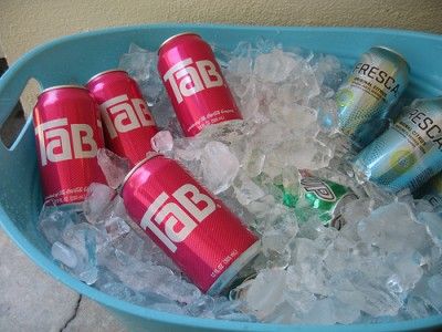 Tab soda cans