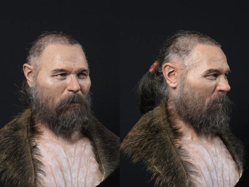 Facial reconstruction of hunter-gatherer