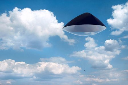 Just add water. The Zephyr has an electrolyzer on board that uses nine liters of water to produce hydrogen to inflate.