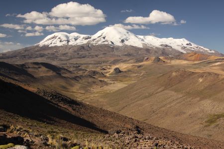 Nevado Coropuna, a volcano visible from the recently discovered Stone Age site in the Andes