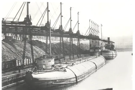 Barge 129 loading coal