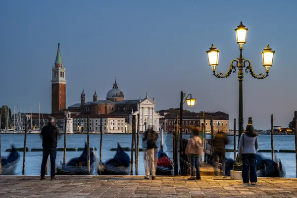 Gondolas at Dusk thumbnail