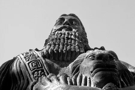 Gilgamesh statue at Sydney University