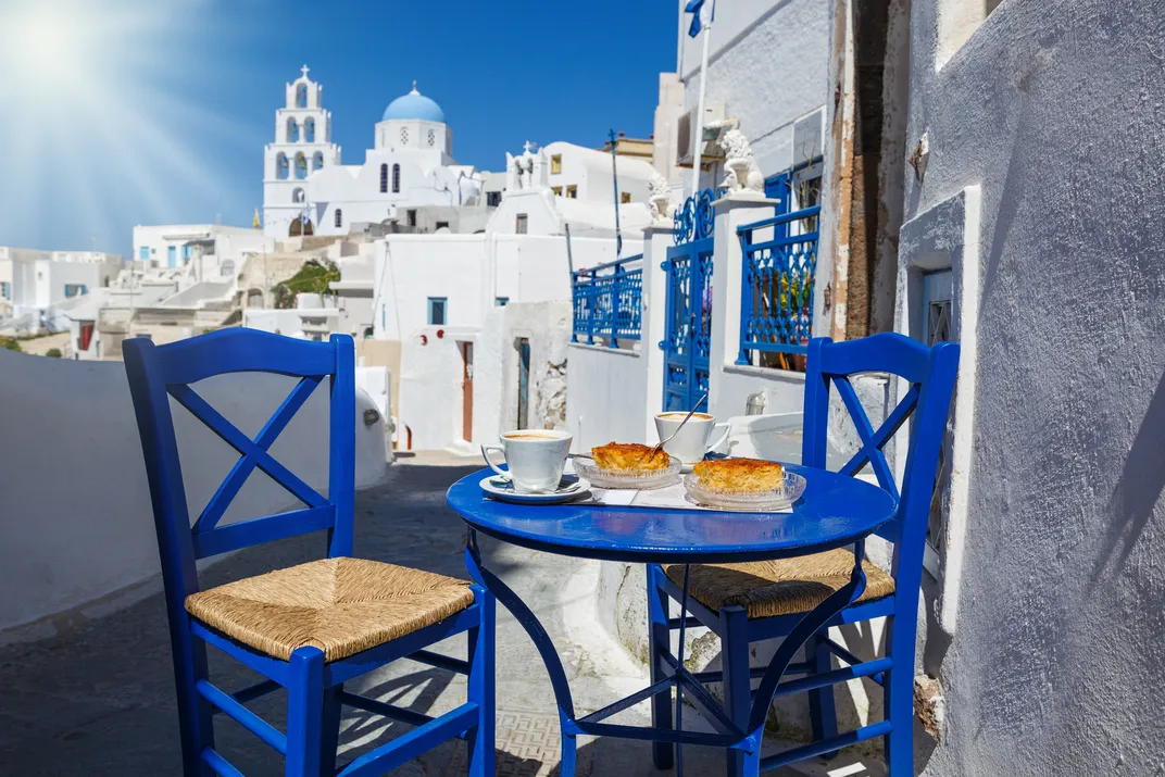 Leisure time on Santorini