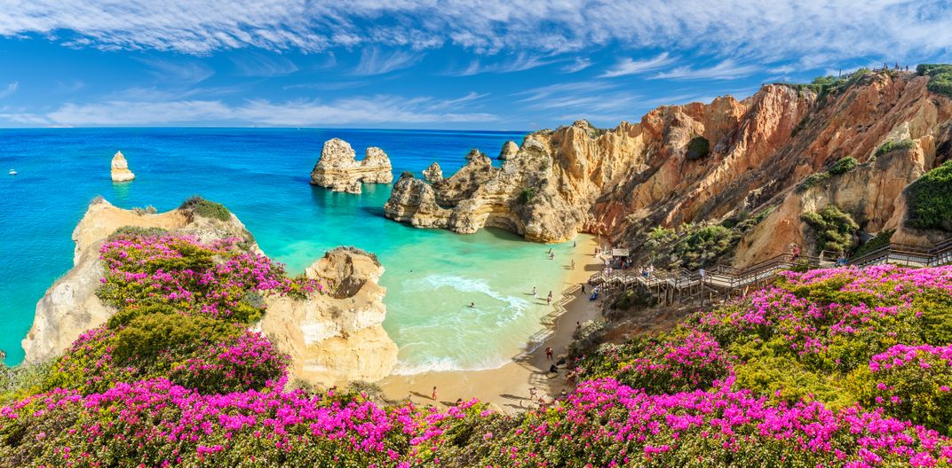 Coastline of Portugal's Algarve