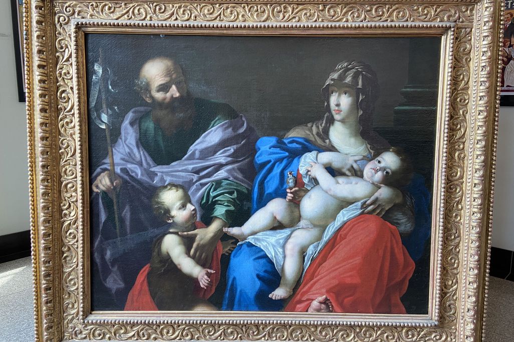 Cesare Dandini painting of the Holy Family with infant St. John