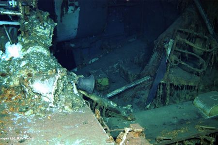 A bell from the doomed ship