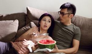 Miriam Yeung and Shawn Yue in the China Lion release Love in the Buff