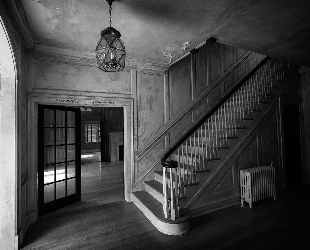 Former co-owner of the New York Yankees T.L. Huston bought Butler Island in 1926 and built this mansion on the land a year later. Its entryway, marble fireplace and woodwork were signature features until the home was destroyed by fire in 2024, dashing pre