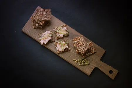 Salmon spread is a common snack across Alaska.