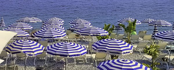 Umbrellas on French Riviera thumbnail