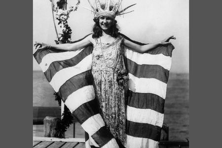 The official photo of the first Miss America winner, Margaret Gorman.